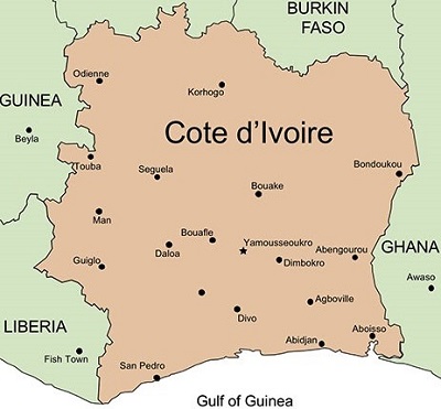 Freight forwarder shipping from China to Cote d'Ivoire